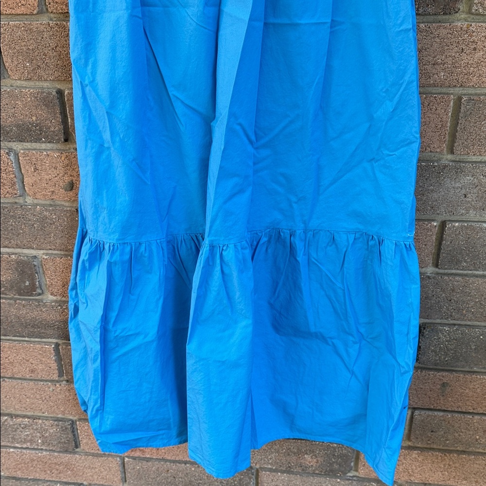 French Connection Vibrant Blue Maxi Dress Wome's Size Large - Picture 9 of 11